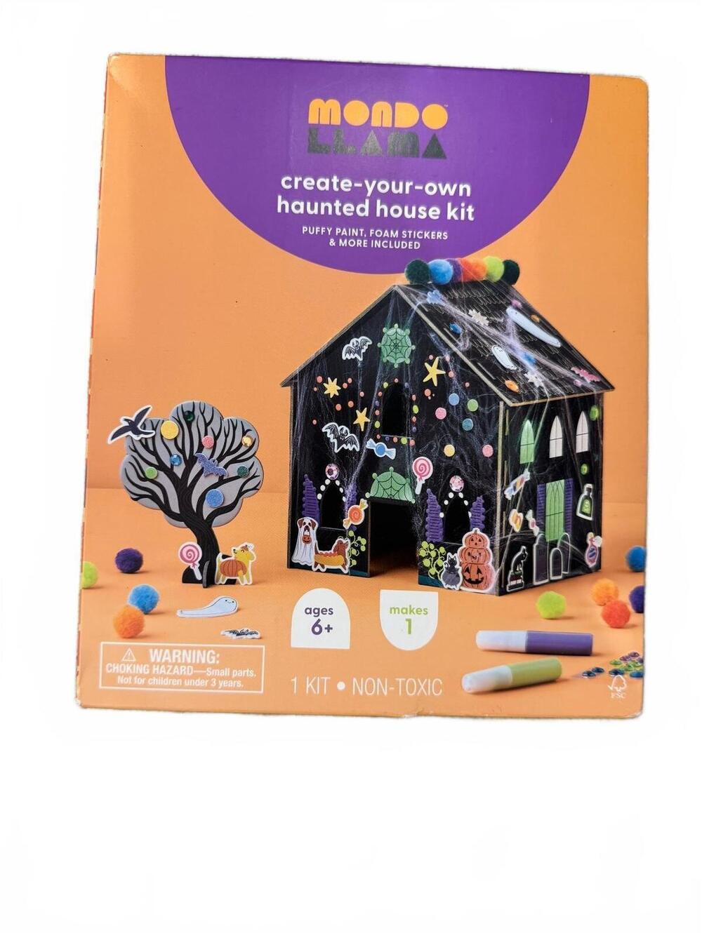 NEW! Mondo Llama Create-Your-Own Haunted House Kit